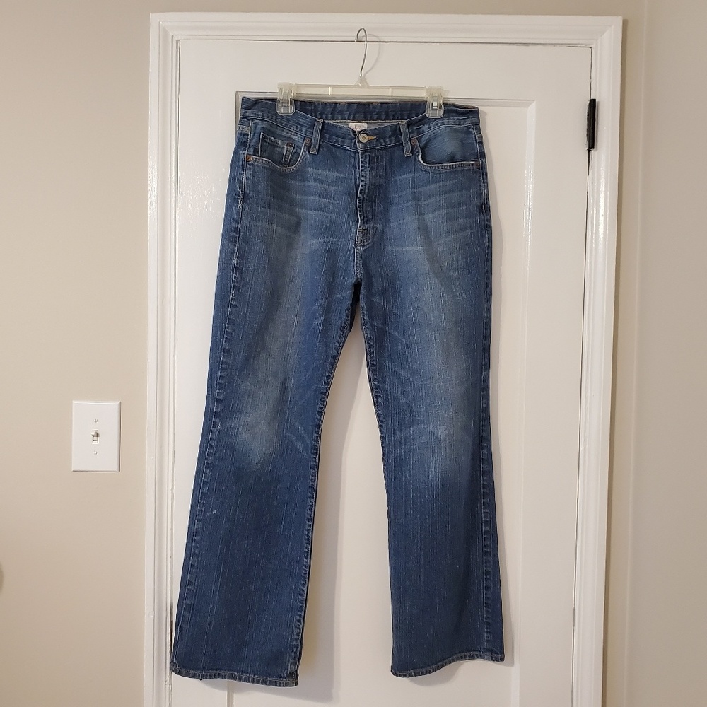 Lucky Brand Bootcut Short Length Dungarees- 34